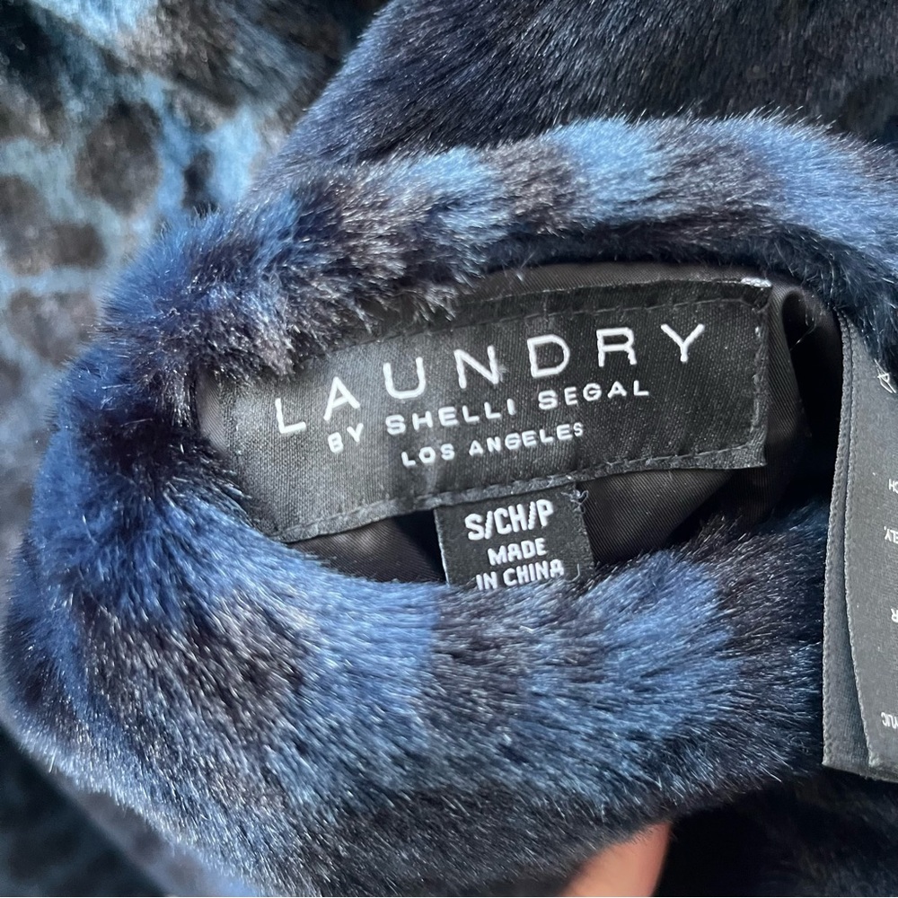 Laundry by Shelli Segal Leopard-Print Faux-Fur Coat - Picture 4 of 7